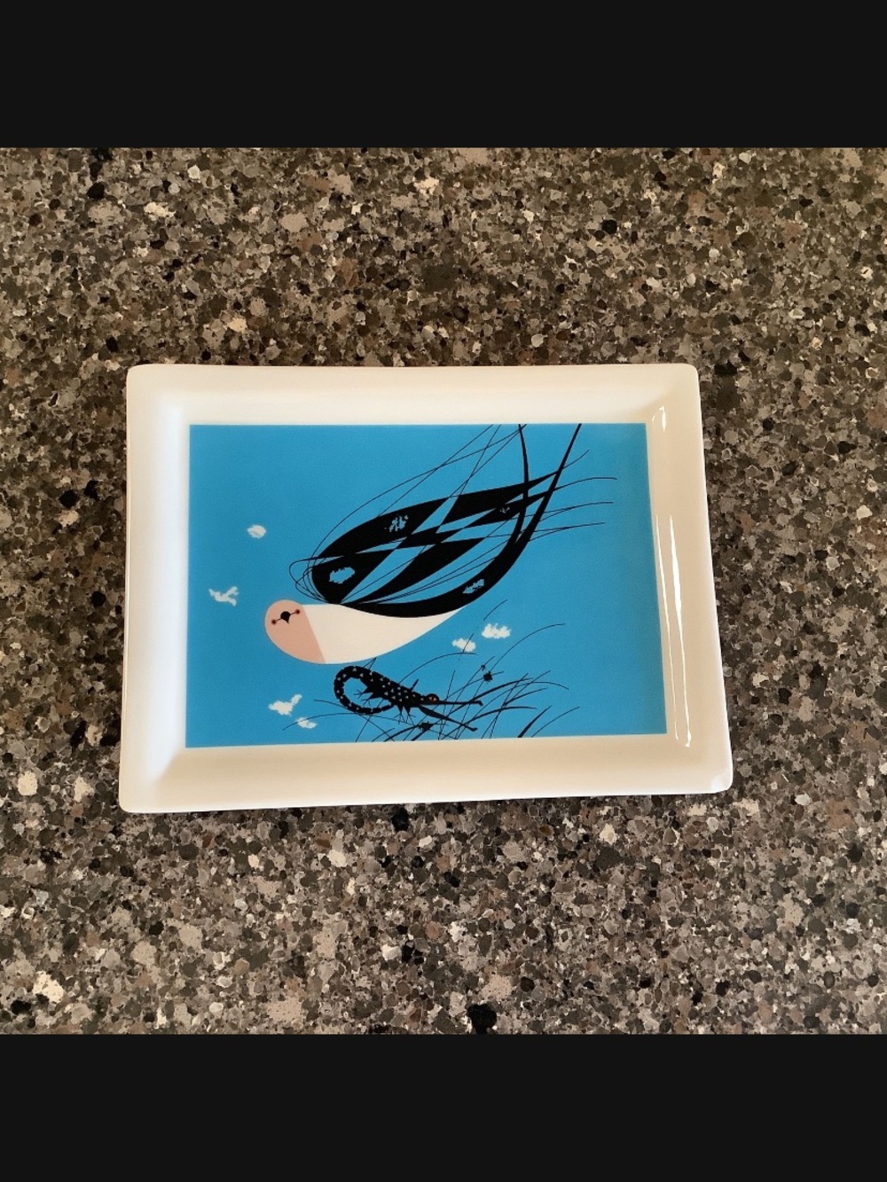 RARE - Set Of 4 Salad Plates- Charley Harper + Todd Oldham For Fishs Eddy